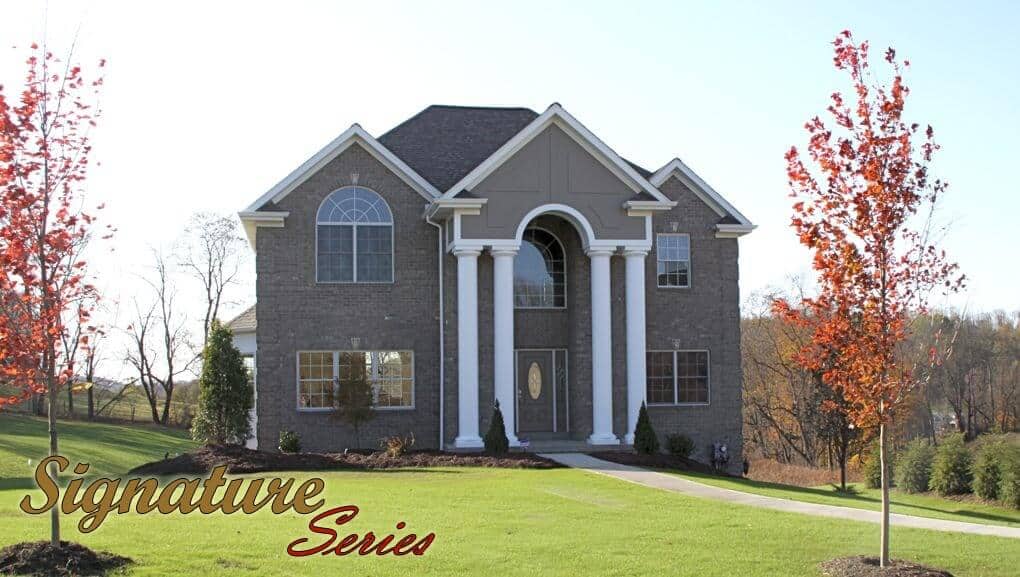 Kathy Model Home Front Color image with text - Signature Series