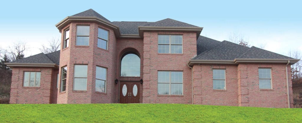 Stephanie Model new home on hill home front image