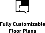 Fully Customizable Floor Plans