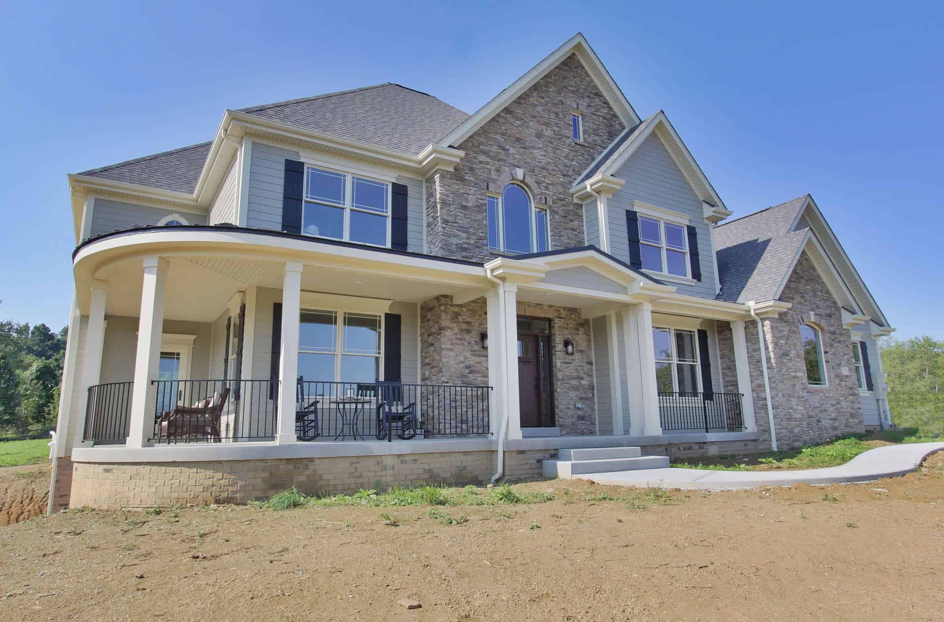 Well proportioned home exterior
