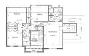 A custom Costa home floor plan