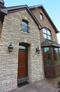 Stone Accents On Exterior Of Home