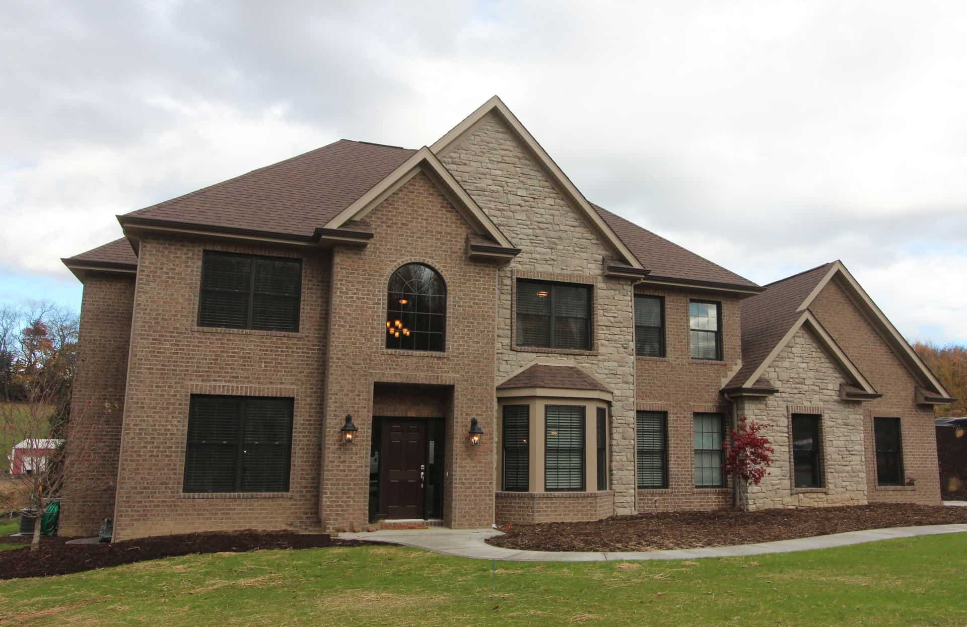 custom home build on an existing lot