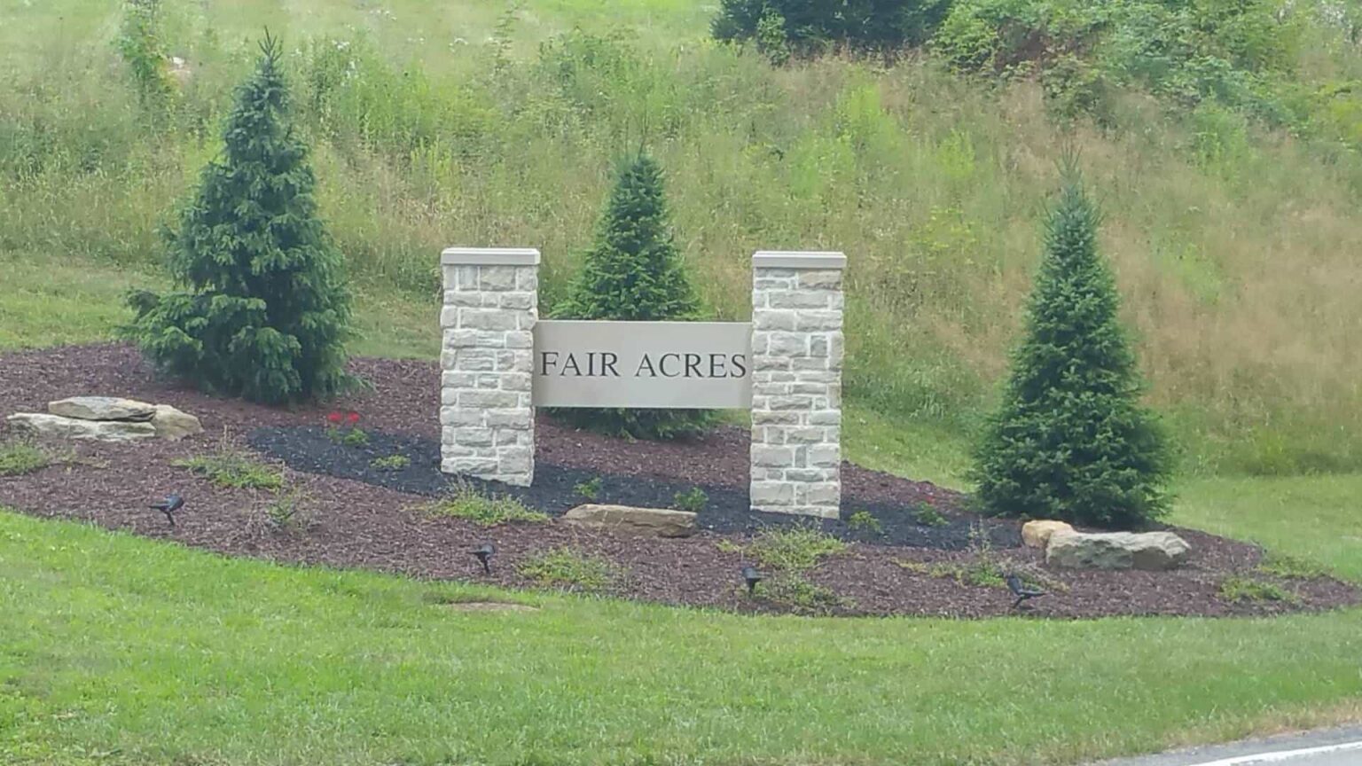 Fair Acres Sign