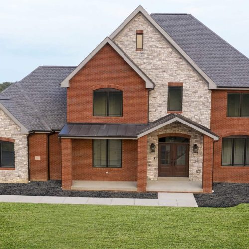Chamberlin Estate, Custom two-story brick and stone estate home built by Costa Homebuilders in Pittsburgh, PA